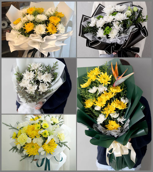 贵州六盘水钟山区凤凰街道石龙村白事花束代送